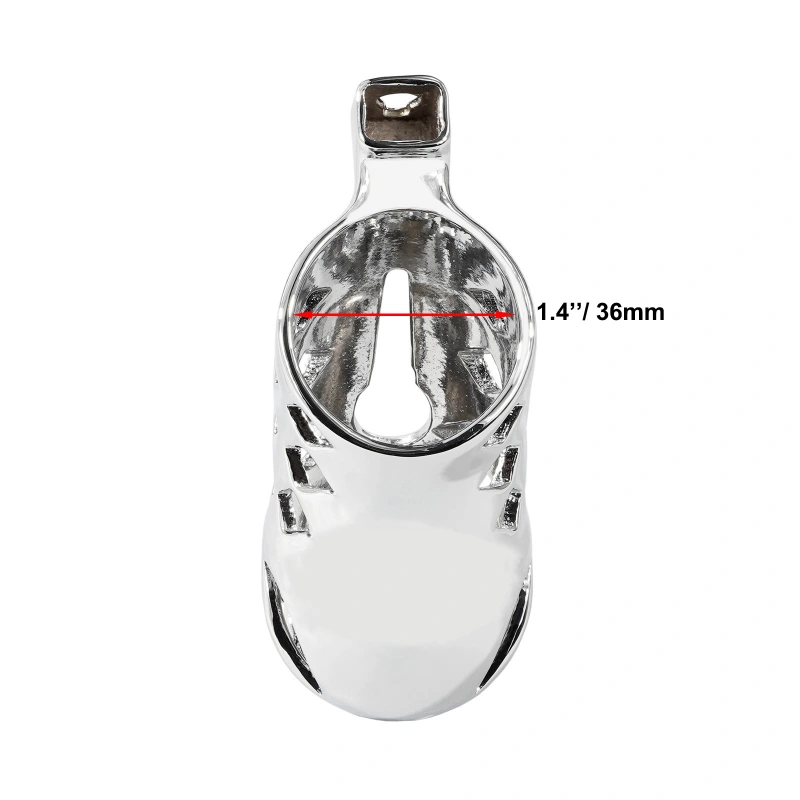Male Chastity Cage, Aluminum Alloy Chastity Device for Man Penis Exercise Bondage Gear & Accessories Lightweight Adult Sex Toys (only cages do not include rings and locks)