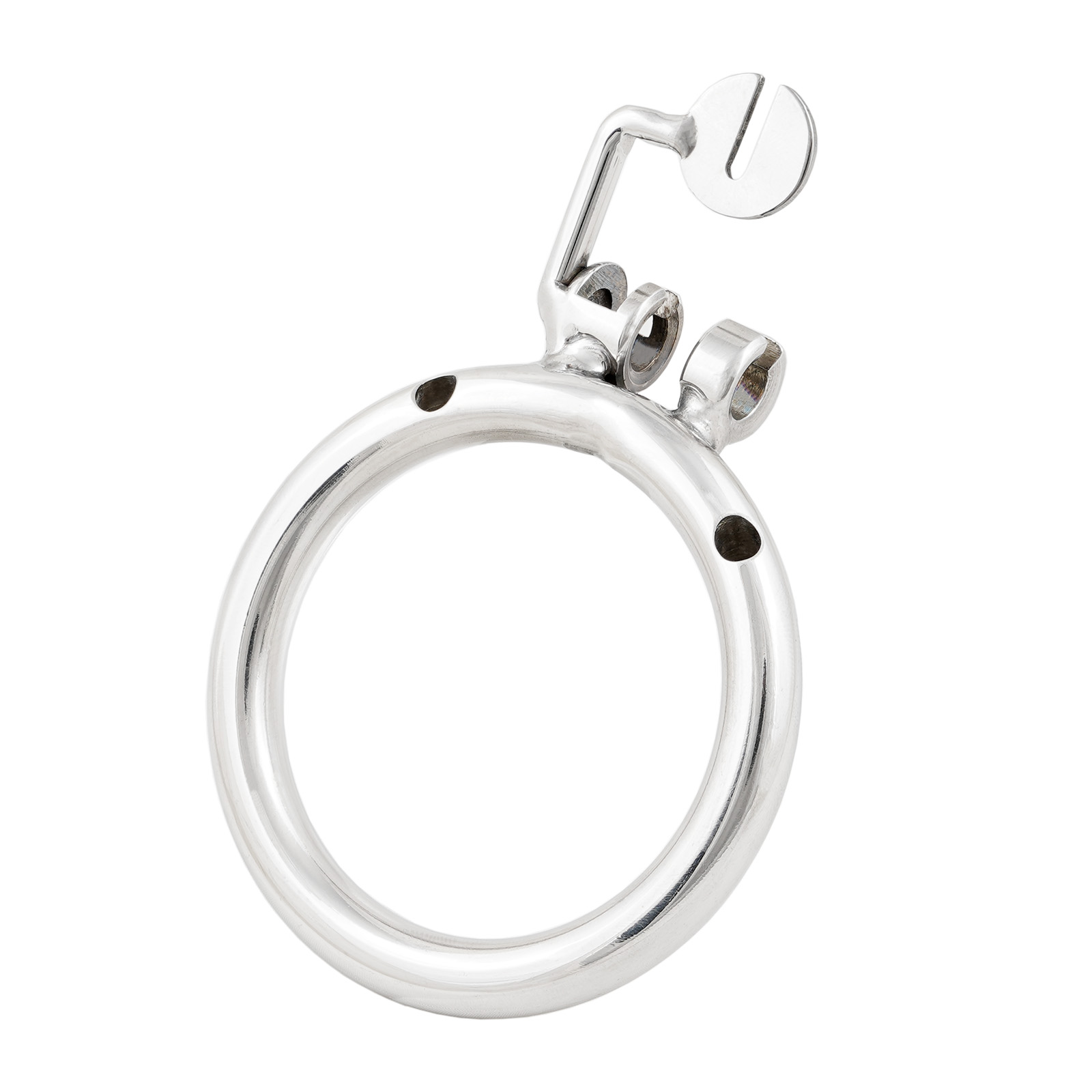 Ternence Male Chastity Device Base Ring 304 Stainless Steel Chastity Cage Closed Ring for Ternence P Series Chastity Cage