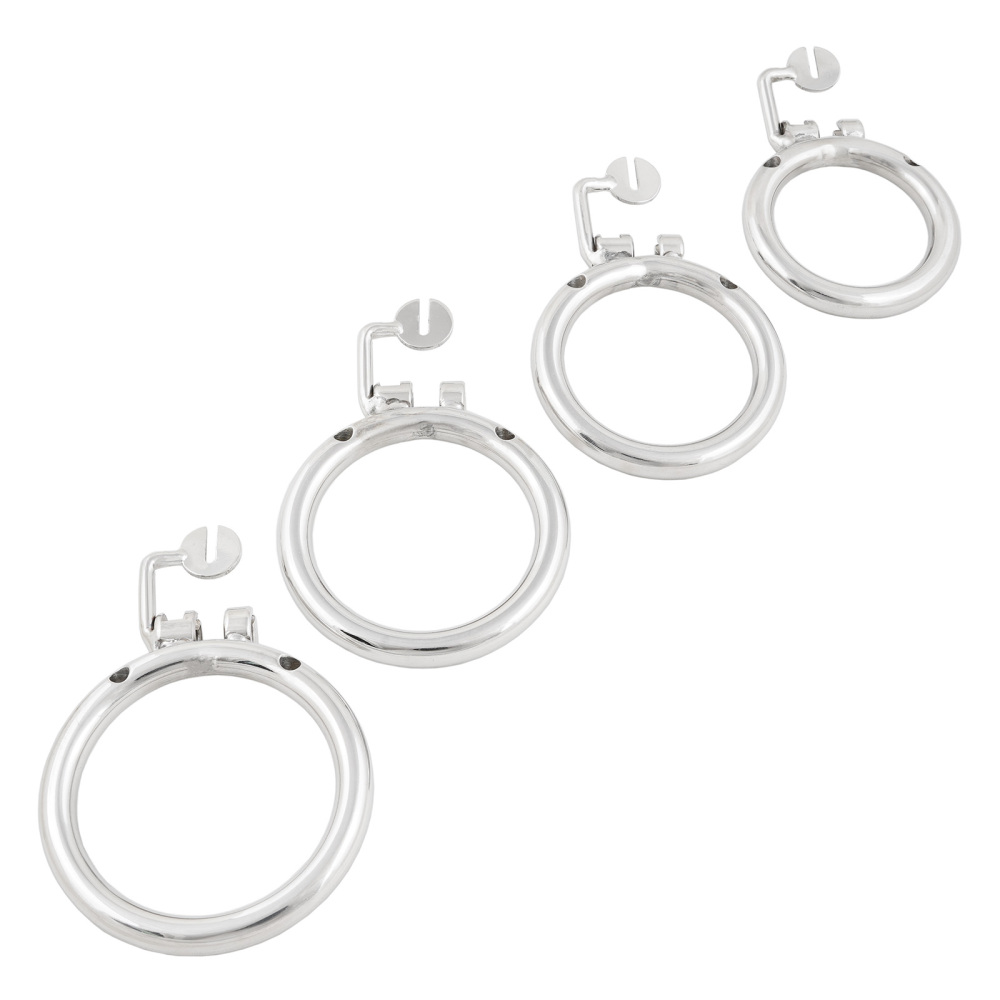 Ternence Male Chastity Device Base Ring 304 Stainless Steel Chastity Cage Closed Ring for Ternence P Series Chastity Cage