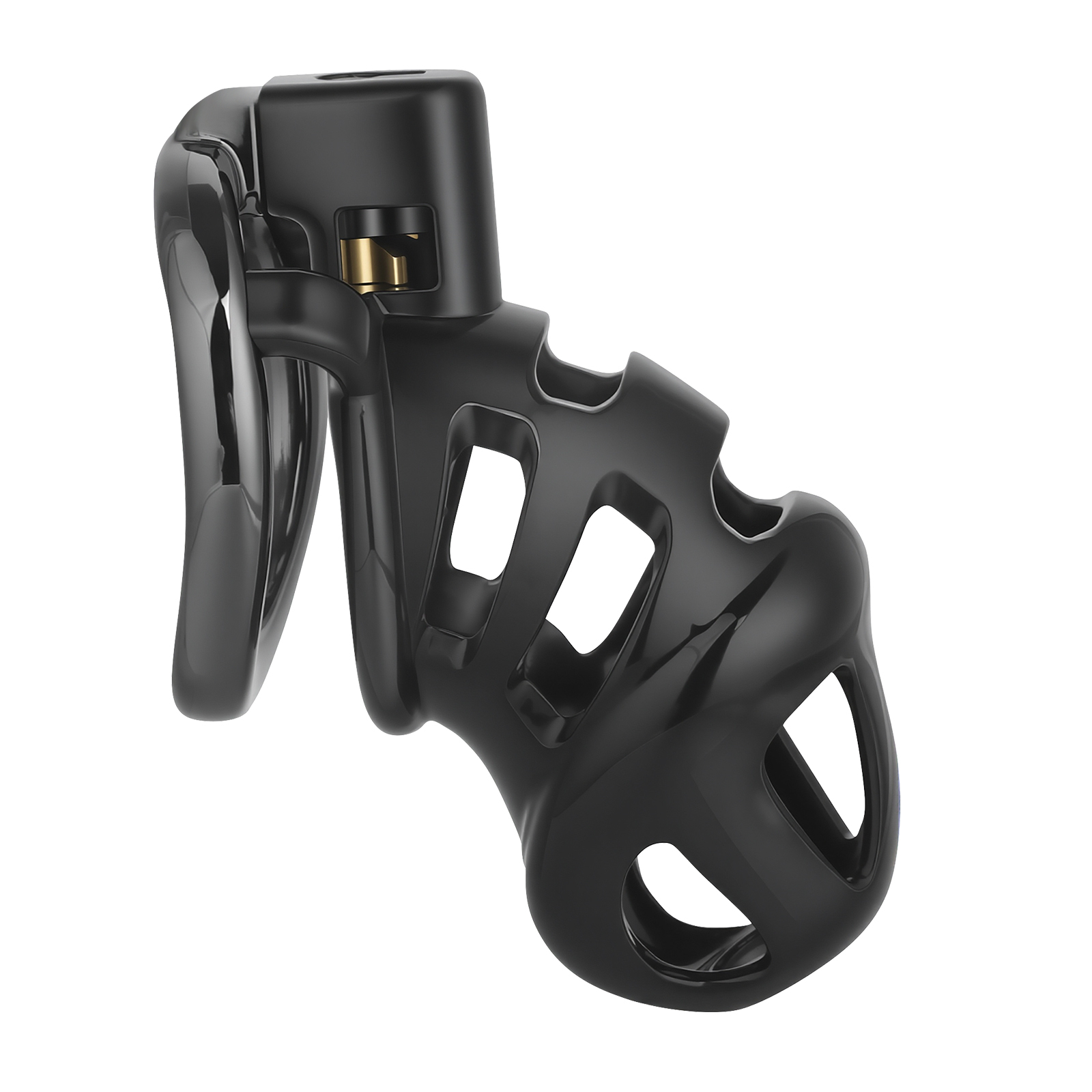 TERNENCE Male Chastity Cage,Lightweight Plastic Chastity Device for Man Penis L Size (only cages do not include rings and locks)