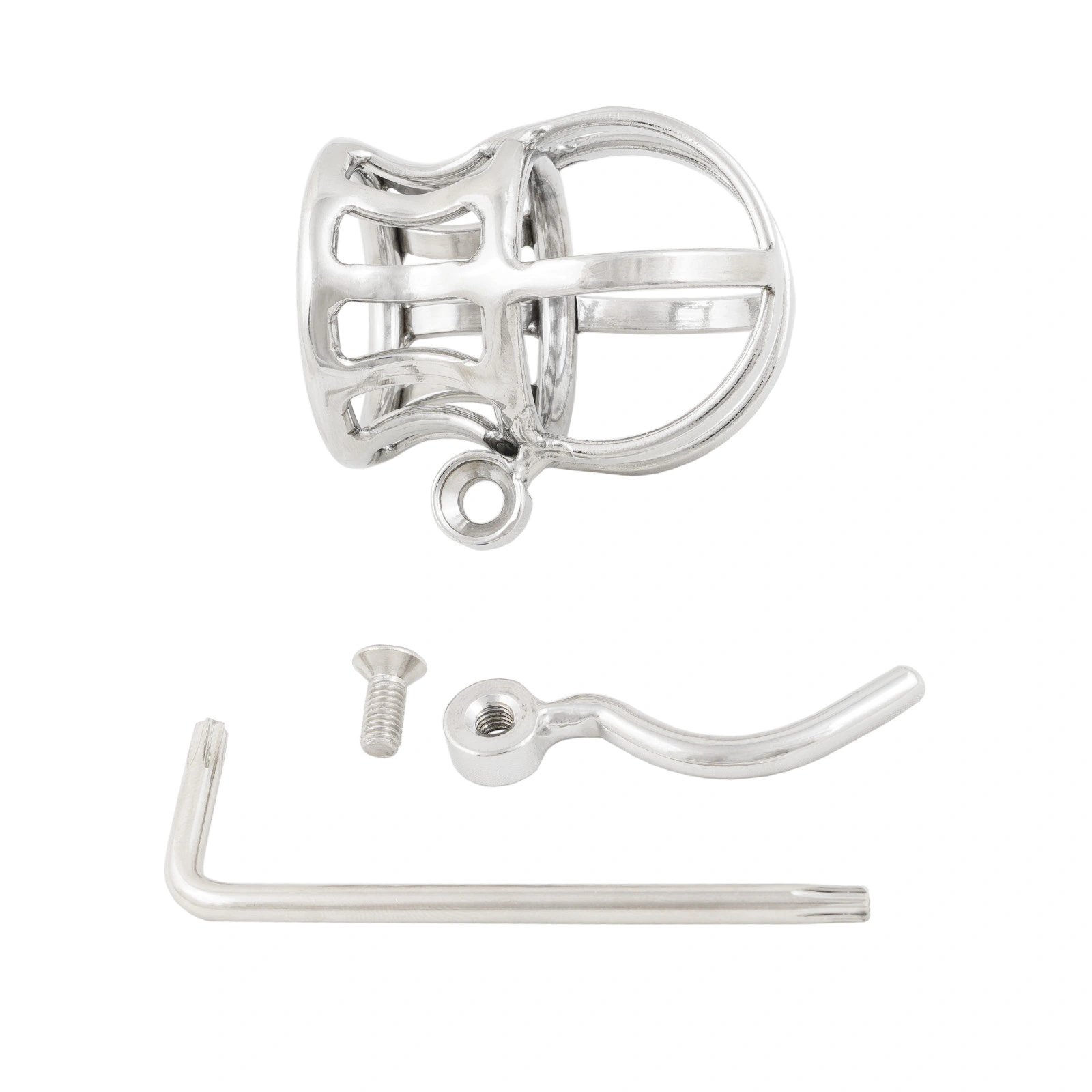 Ternence stainless steel chastity cage cleaning and care view