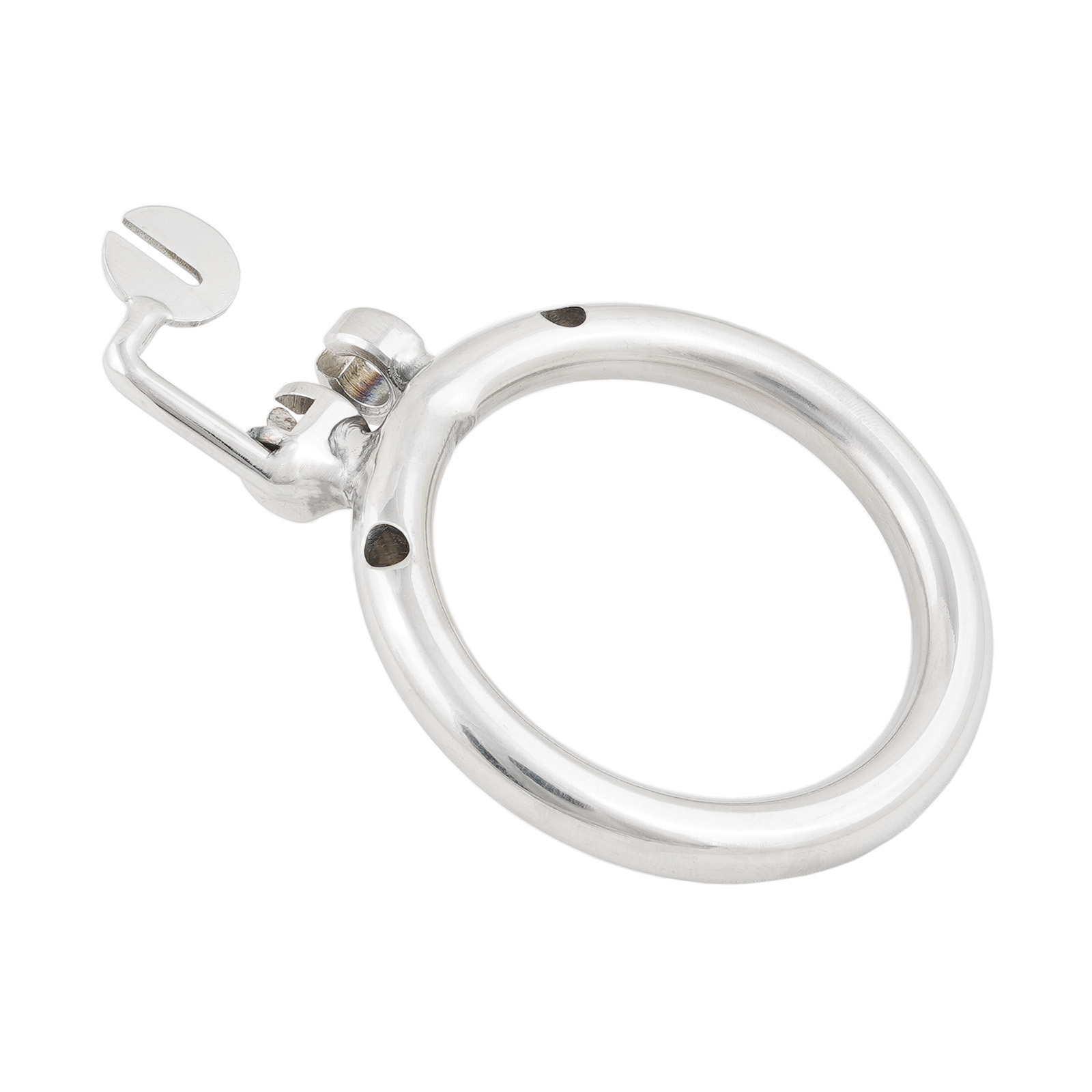 Ternence Male Chastity Device Base Ring 304 Stainless Steel Chastity Cage Closed Ring for Ternence P Series Chastity Cage
