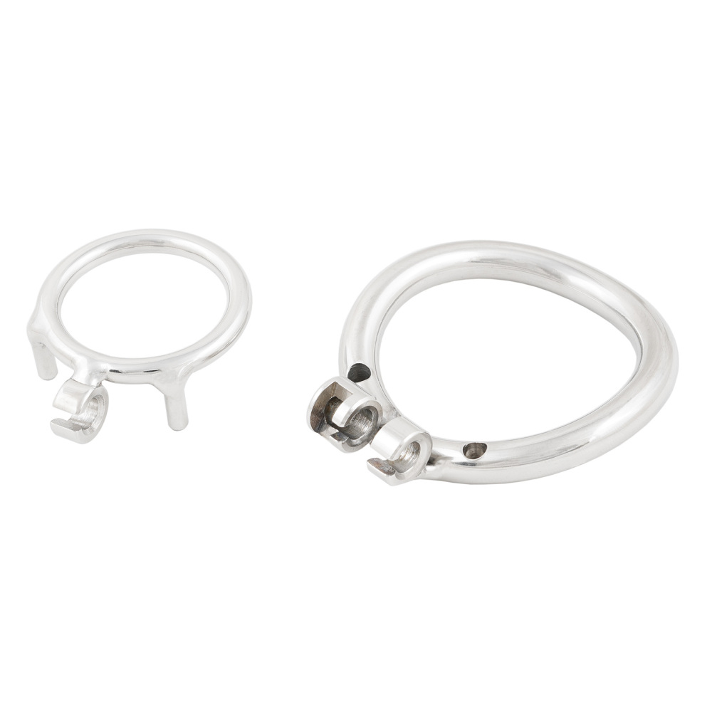 Ternence Male Short Chastity Device Ring Stainless Steel Cock Cage (only cages do not include rings and locks)