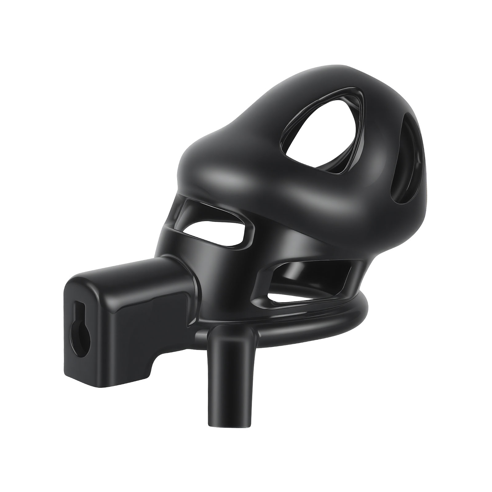 TERNENCE Male Chastity Cage,Lightweight Plastic Chastity Device for Man Penis M Size (only cages do not include rings and locks)