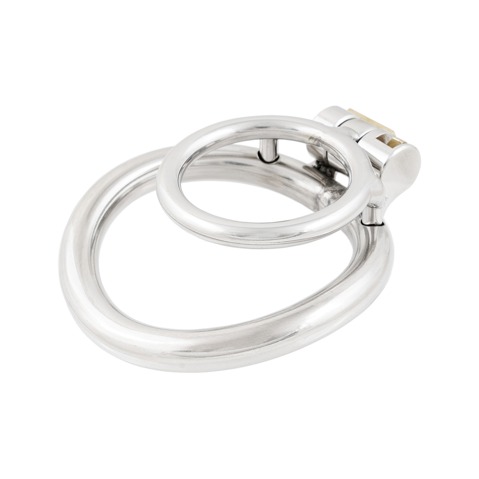 Ternence Male Short Chastity Device Ring Ergonomic Design Stainless Steel Cock Cage Adult Game Sex Toy