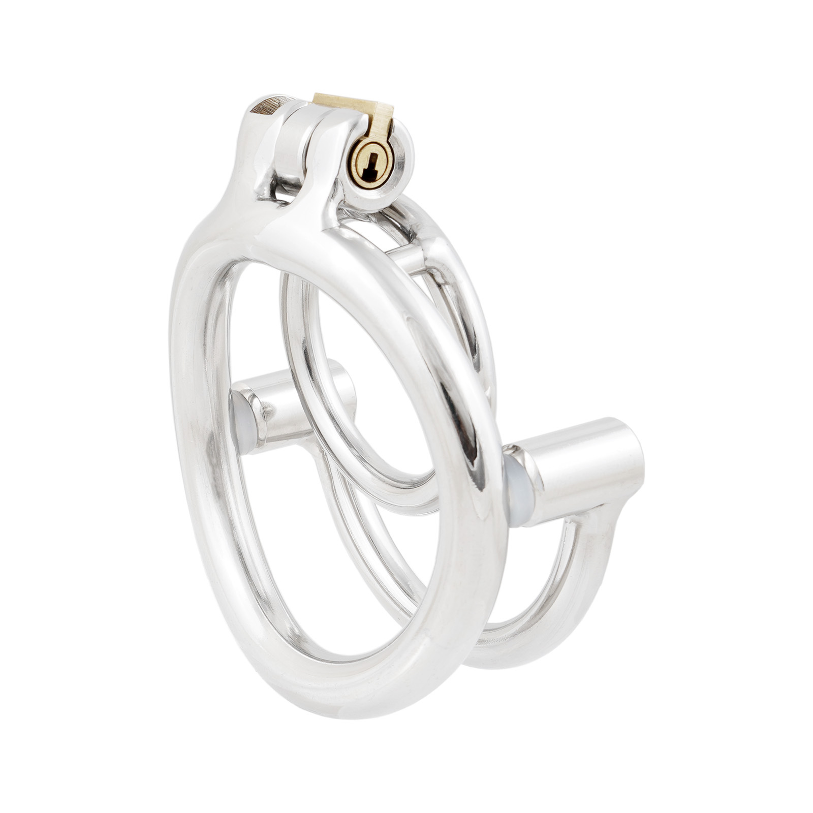 Ternence Male Short Chastity Device Ring Prevent Escape Design Closed Ring Cock Cage Adult Game Sex Toy
