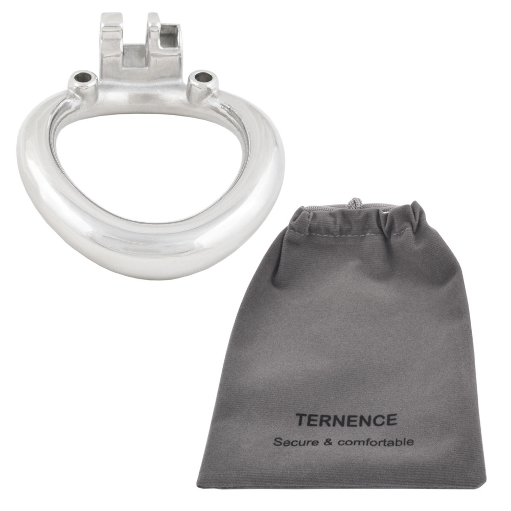 Ternence Male Chastity Device Base Ring 304 Stainless Steel Ergonomic Design Heavy-Duty Model Chastity Cage Closed Ring for Ternence X Series Chastity Cage