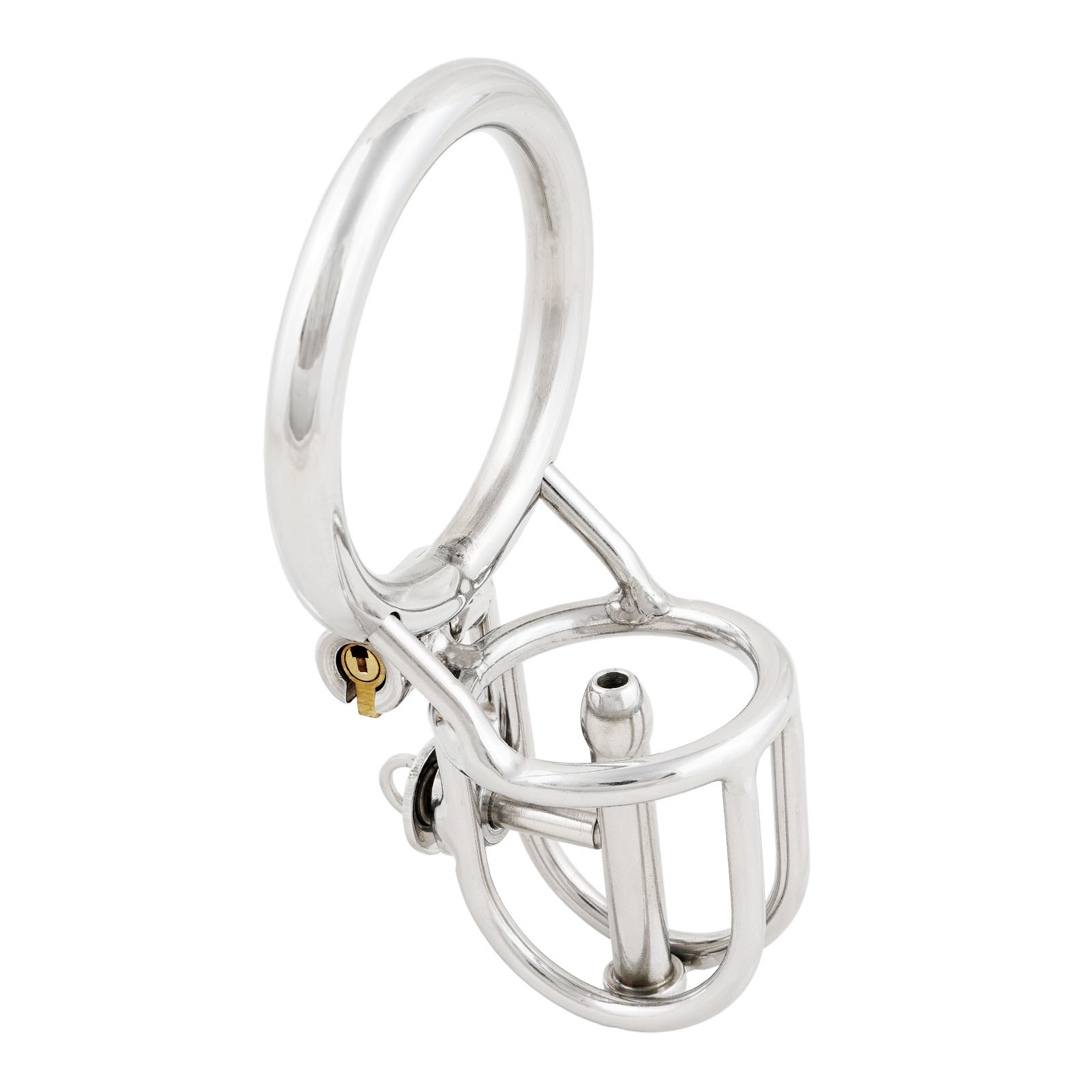 Ternence Male Chastity Device Base Ring 304 Stainless Steel Chastity Cage Closed Ring for Ternence P Series Chastity Cage