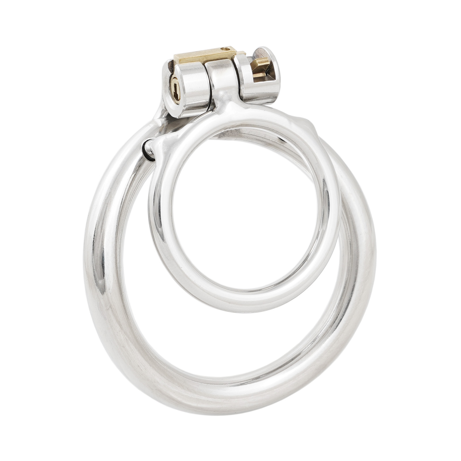 Ternence Male Short Chastity Device Ring Ergonomic Design Stainless Steel Cock Cage Adult Game Sex Toy
