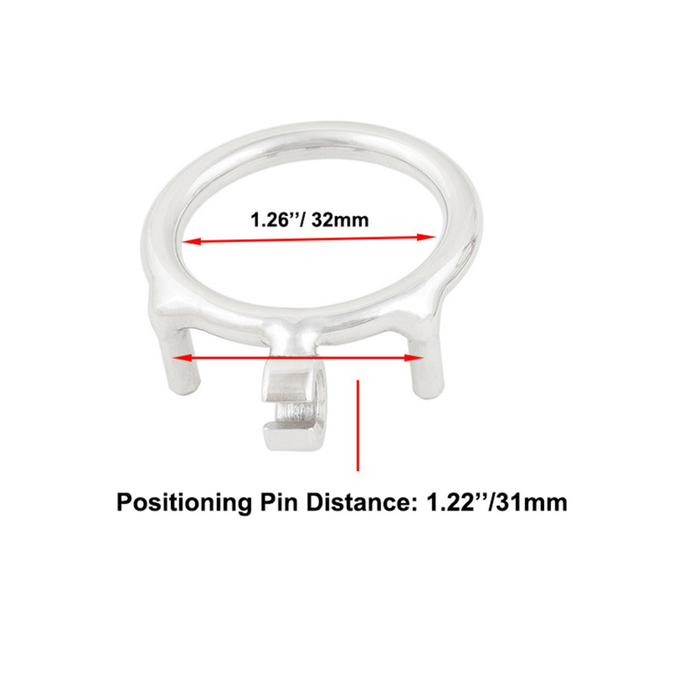 Ternence Male Short Chastity Device Ring Stainless Steel Cock Cage (only cages do not include rings and locks)