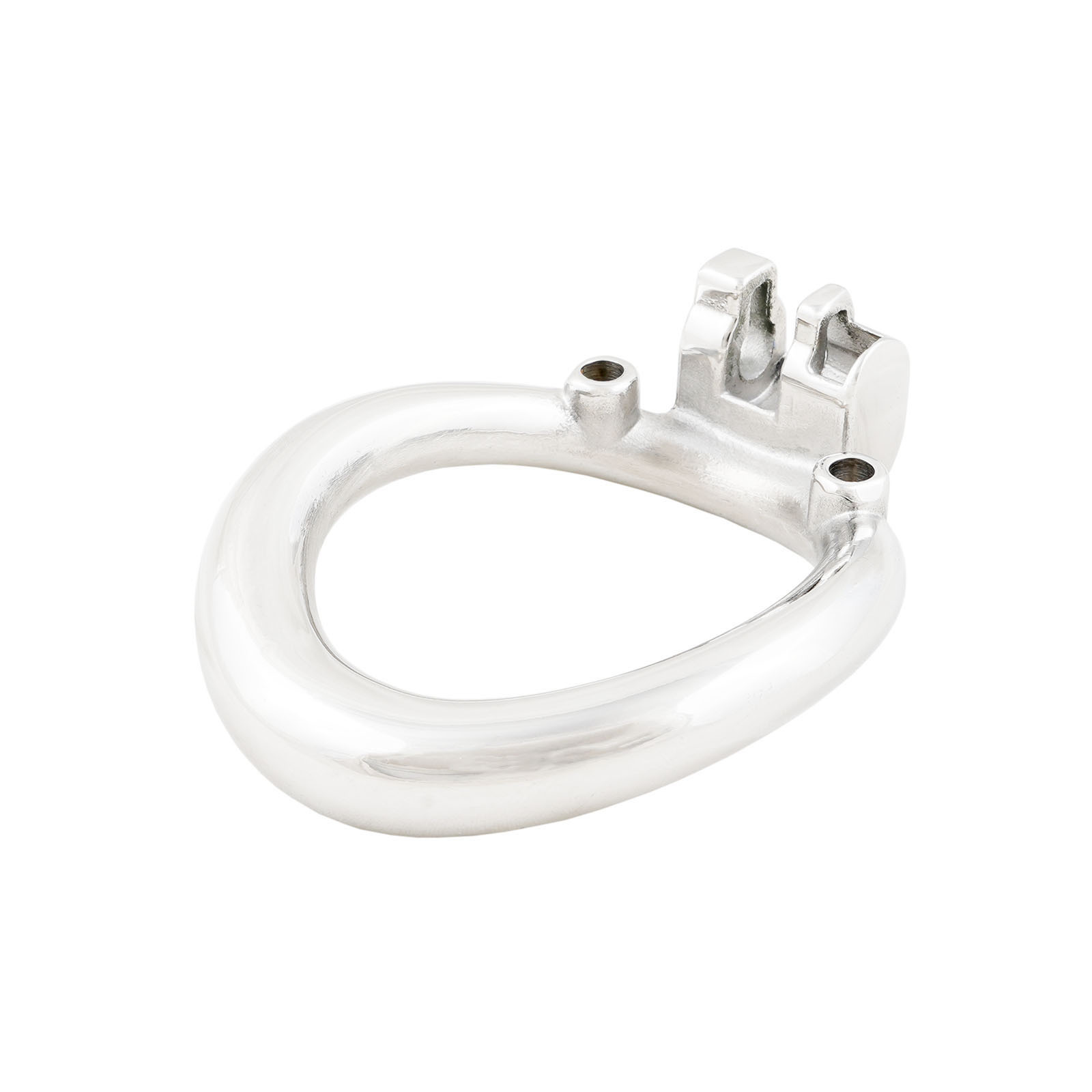 Ternence Male Chastity Device Base Ring 304 Stainless Steel Ergonomic Design Heavy-Duty Model Chastity Cage Closed Ring for Ternence X Series Chastity Cage