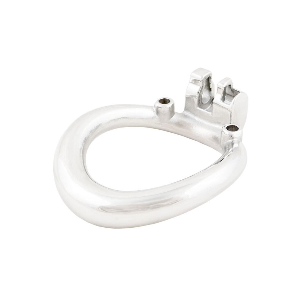 Ternence Male Chastity Device Base Ring 304 Stainless Steel Ergonomic Design Heavy-Duty Model Chastity Cage Closed Ring for Ternence X Series Chastity Cage