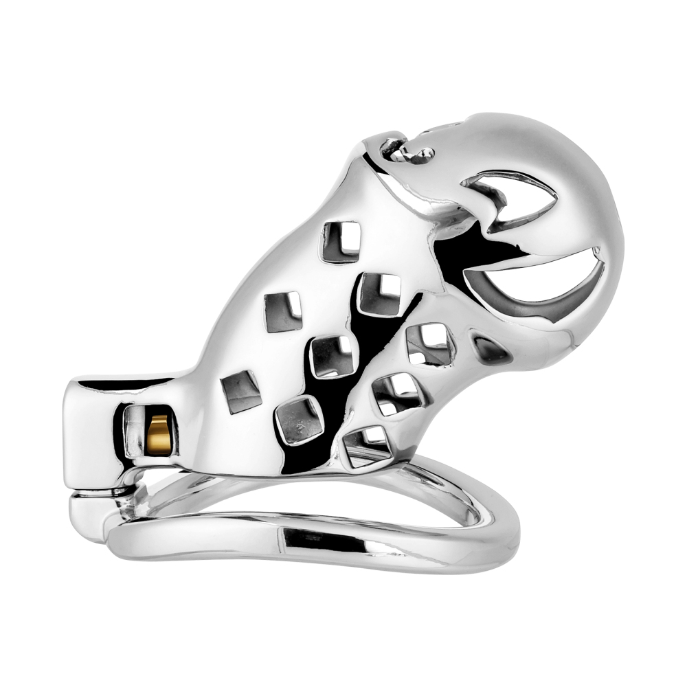Male Chastity Cage, Aluminum Alloy Chastity Device for Man Penis Exercise Bondage Gear & Accessories Lightweight Adult Sex Toys (only cages do not include rings and locks)