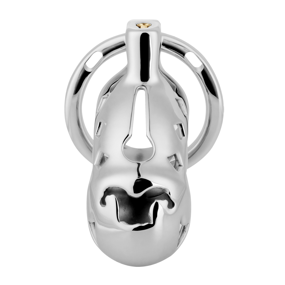 Male Chastity Cage, Aluminum Alloy Chastity Device for Man Penis Exercise Bondage Gear & Accessories Lightweight Adult Sex Toys (only cages do not include rings and locks)
