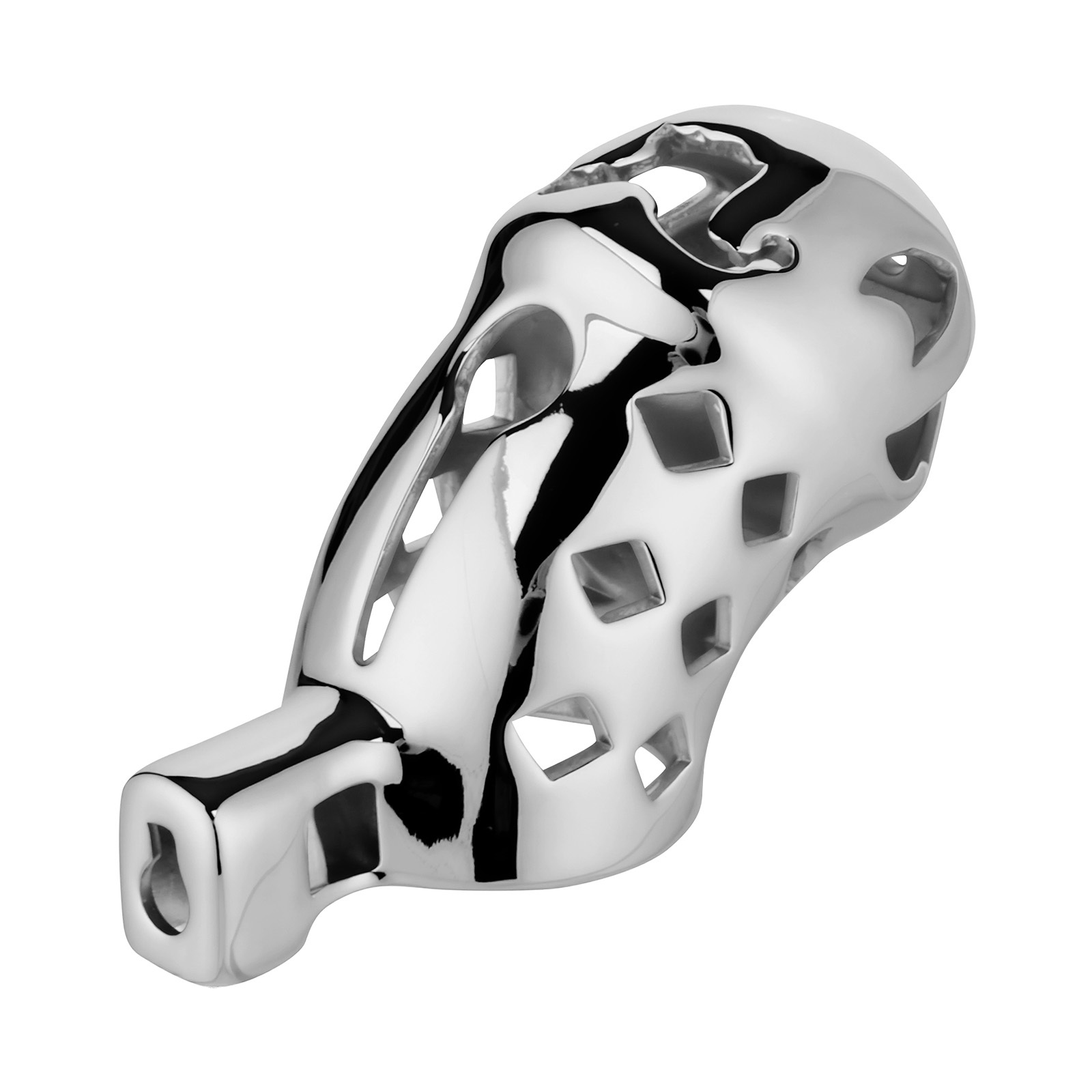 Male Chastity Cage, Aluminum Alloy Chastity Device for Man Penis Exercise Bondage Gear & Accessories Lightweight Adult Sex Toys (only cages do not include rings and locks)