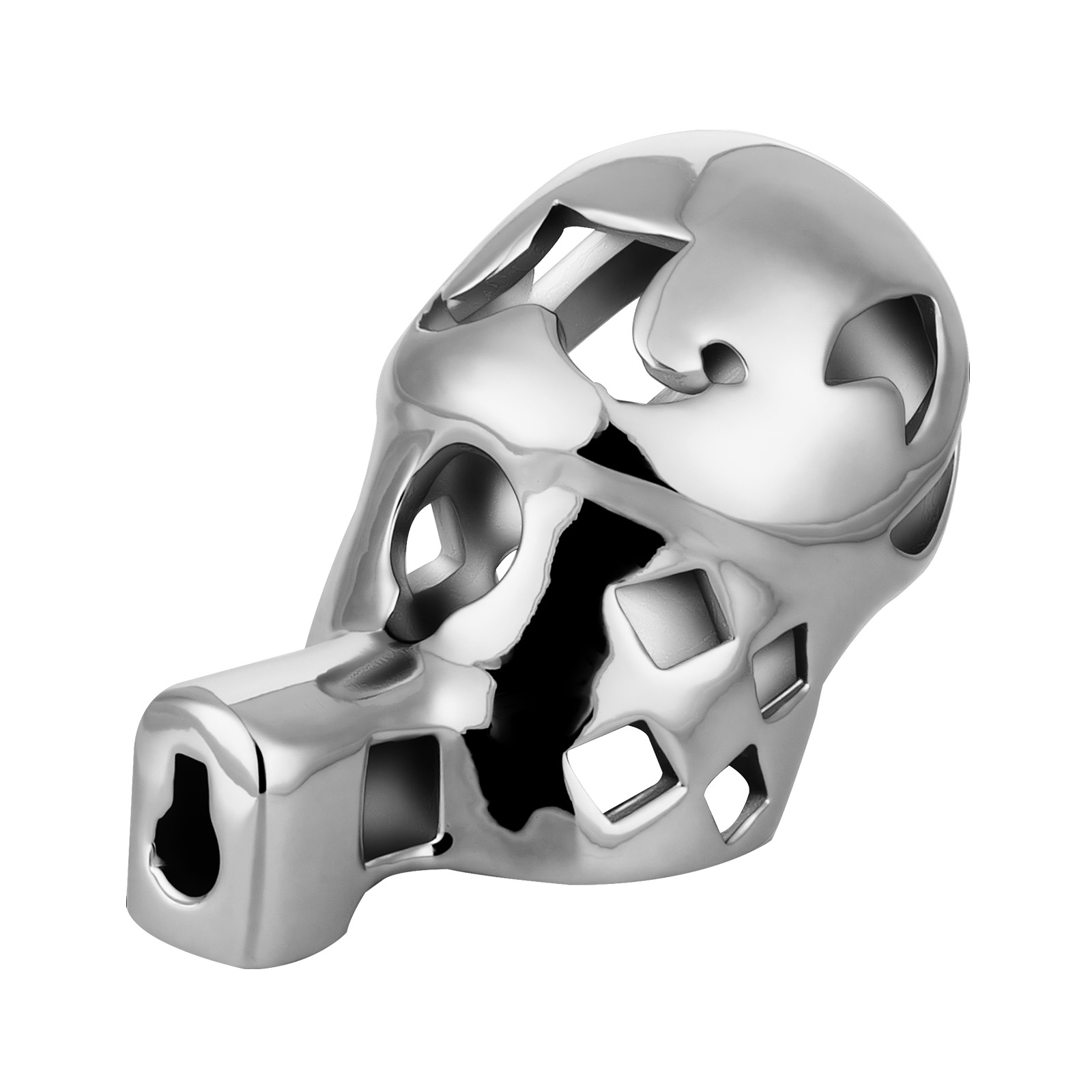 Male Chastity Cage, Aluminum Alloy Chastity Device for Man Penis Exercise Bondage Gear & Accessories Lightweight Adult Sex Toys (only cages do not include rings and locks)