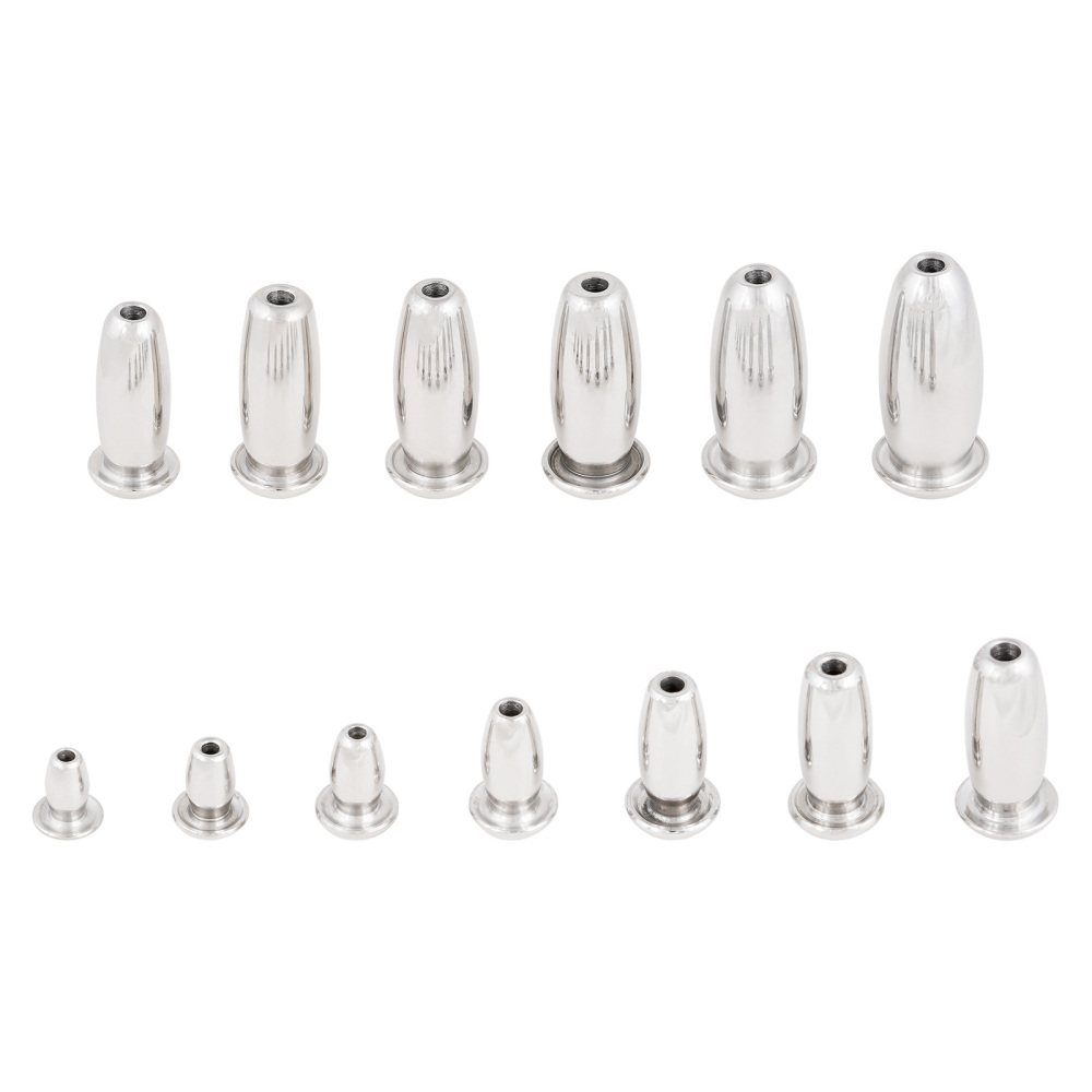 TERNENCE Short Stainless Steel Catheters Male Sound Dilator Inserts Plug for Men, 13 Sizes Optional