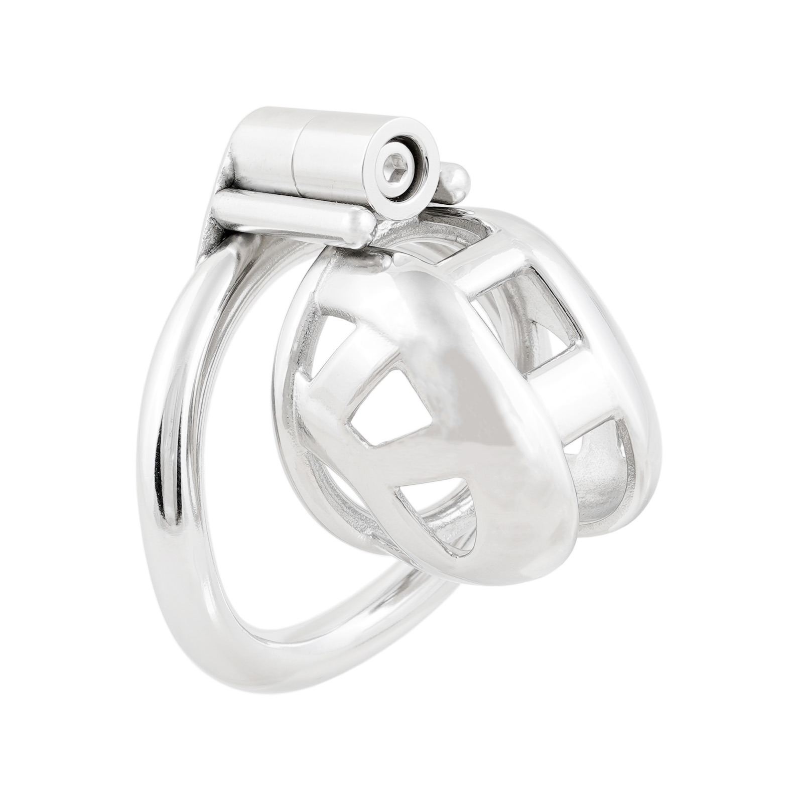 Male Chastity Device Small Metal Cage for Men Steel Ergonomic Design Cock Cage Adult Game Sex Toy