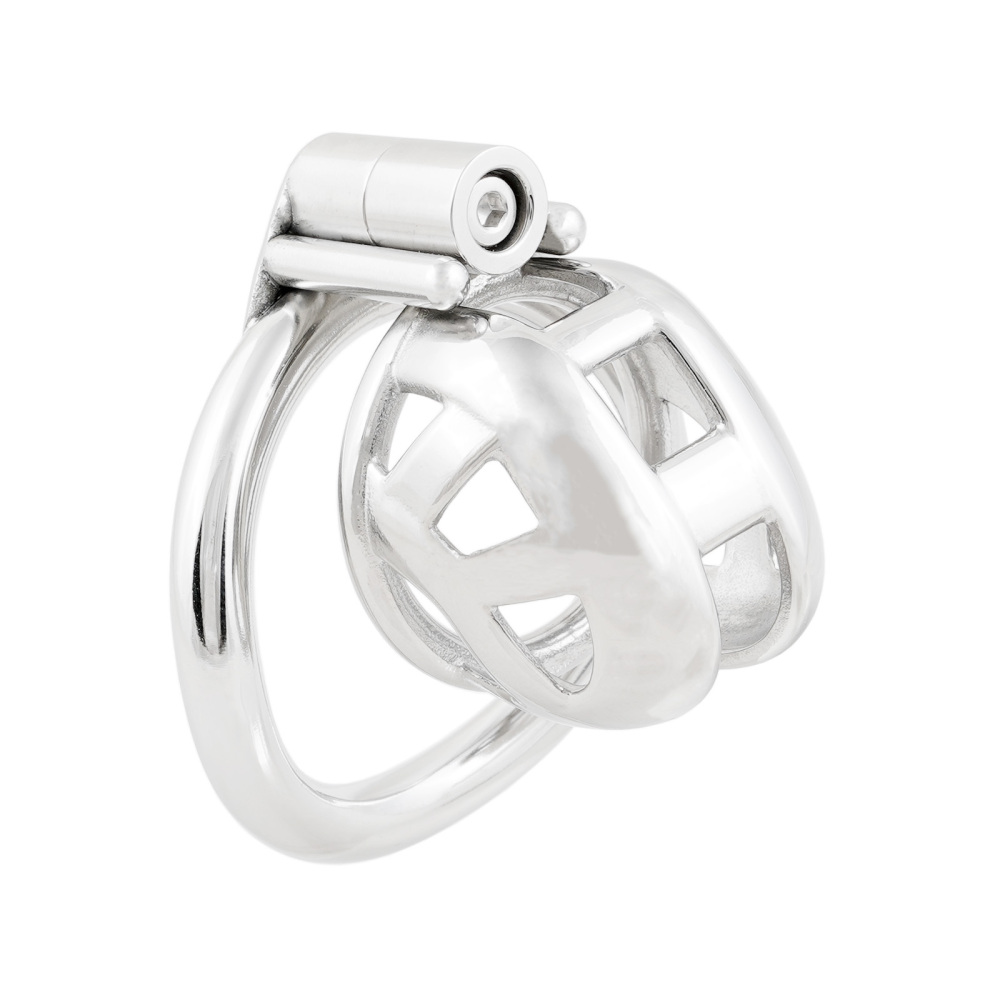 Male Chastity Device Small Metal Cage for Men Steel Ergonomic Design Cock Cage Adult Game Sex Toy