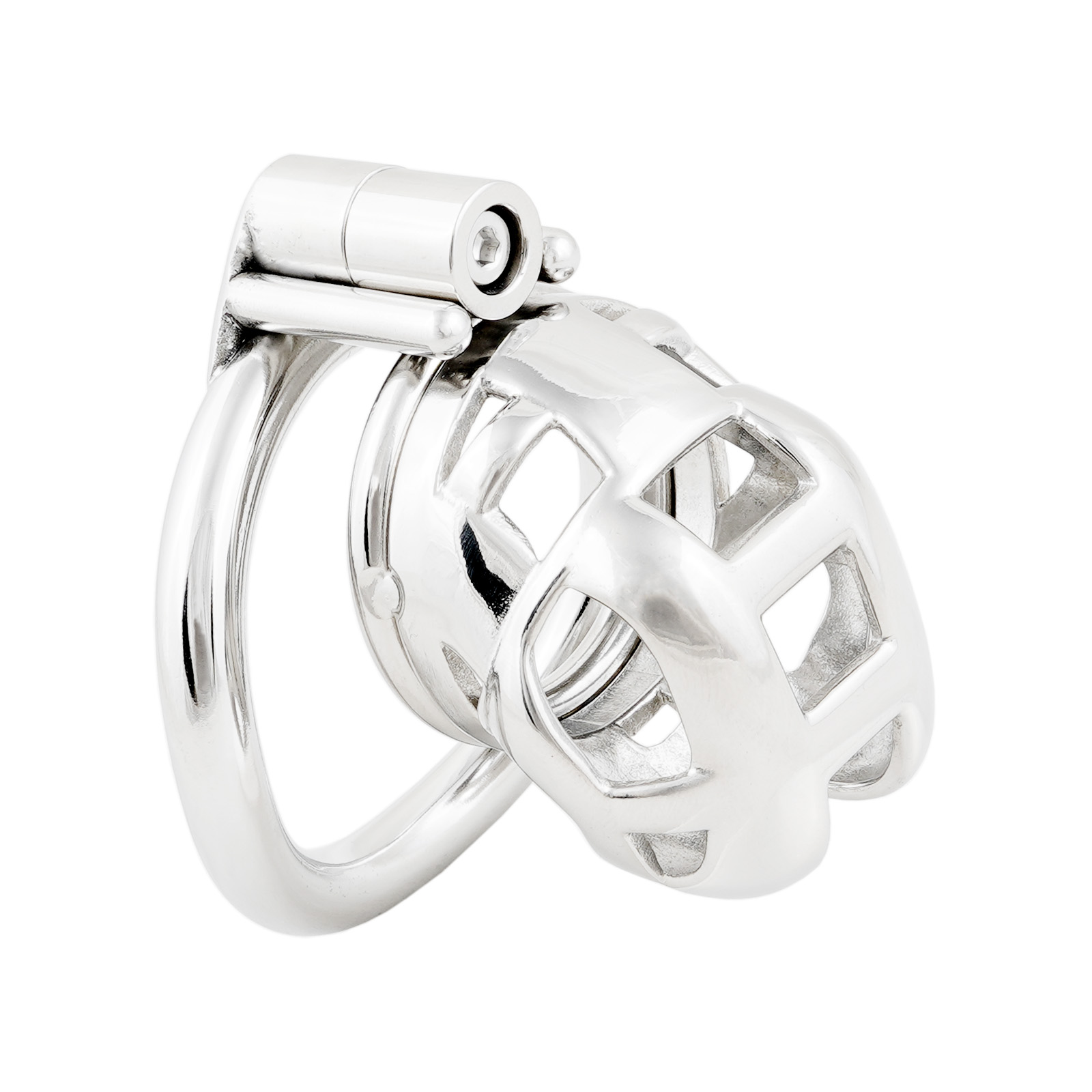 Male Chastity Device Short Metal Cage for Men Stainless Steel Cock Cage Adult Game Sex Toy