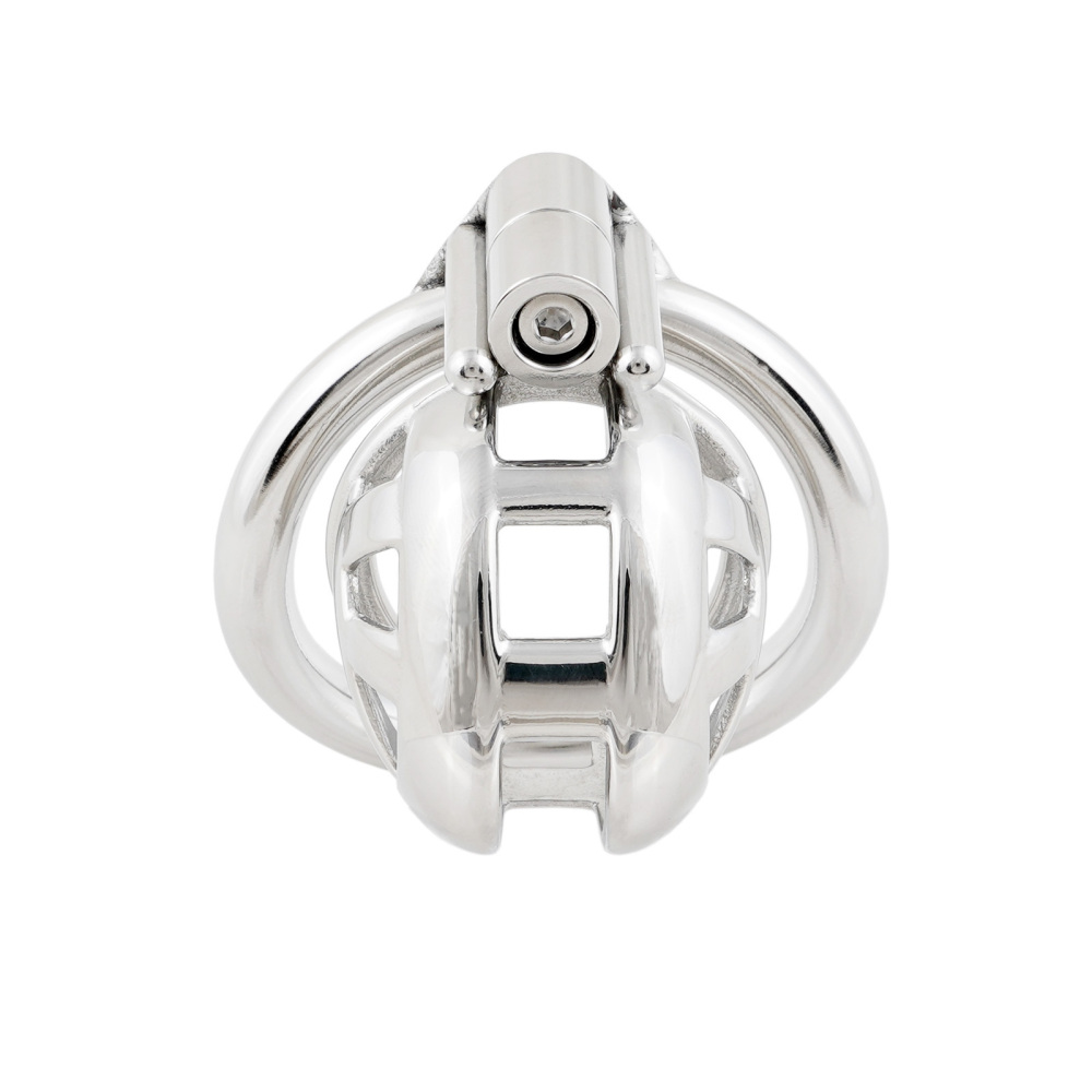 Male Chastity Device Small Metal Cage for Men Steel Ergonomic Design Cock Cage Adult Game Sex Toy