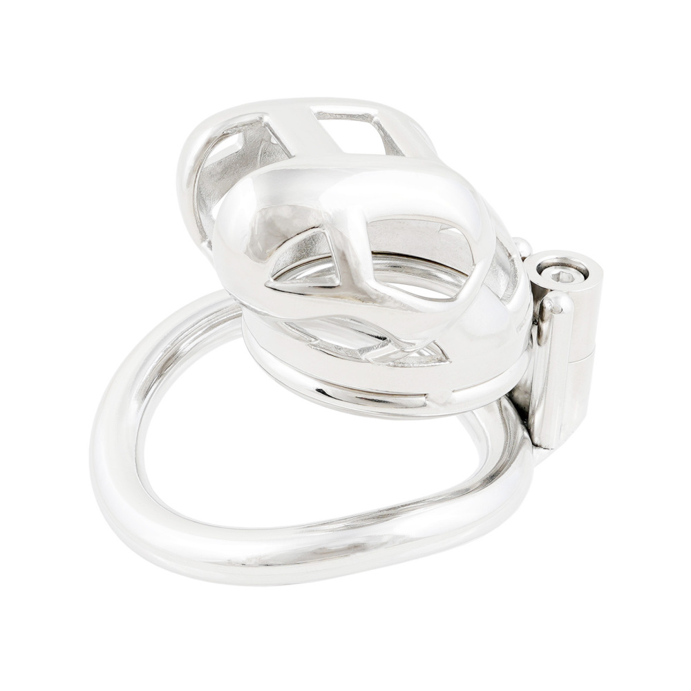 Male Chastity Device Short Metal Cage for Men Stainless Steel Cock Cage Adult Game Sex Toy