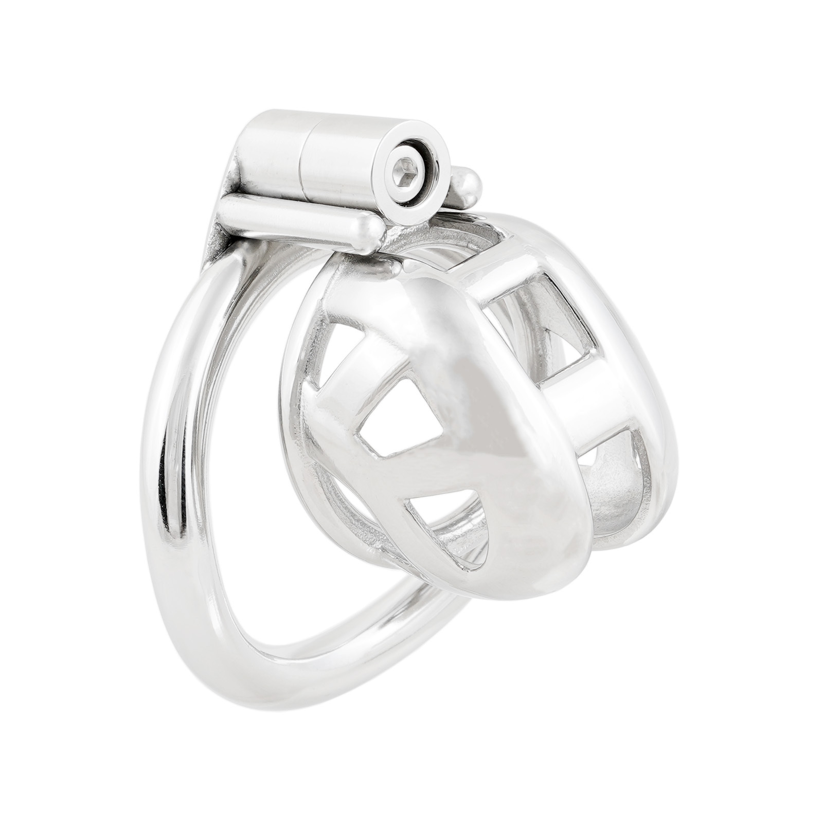 Male Chastity Device Small Metal Cage for Men Steel Ergonomic Design Cock Cage Adult Game Sex Toy