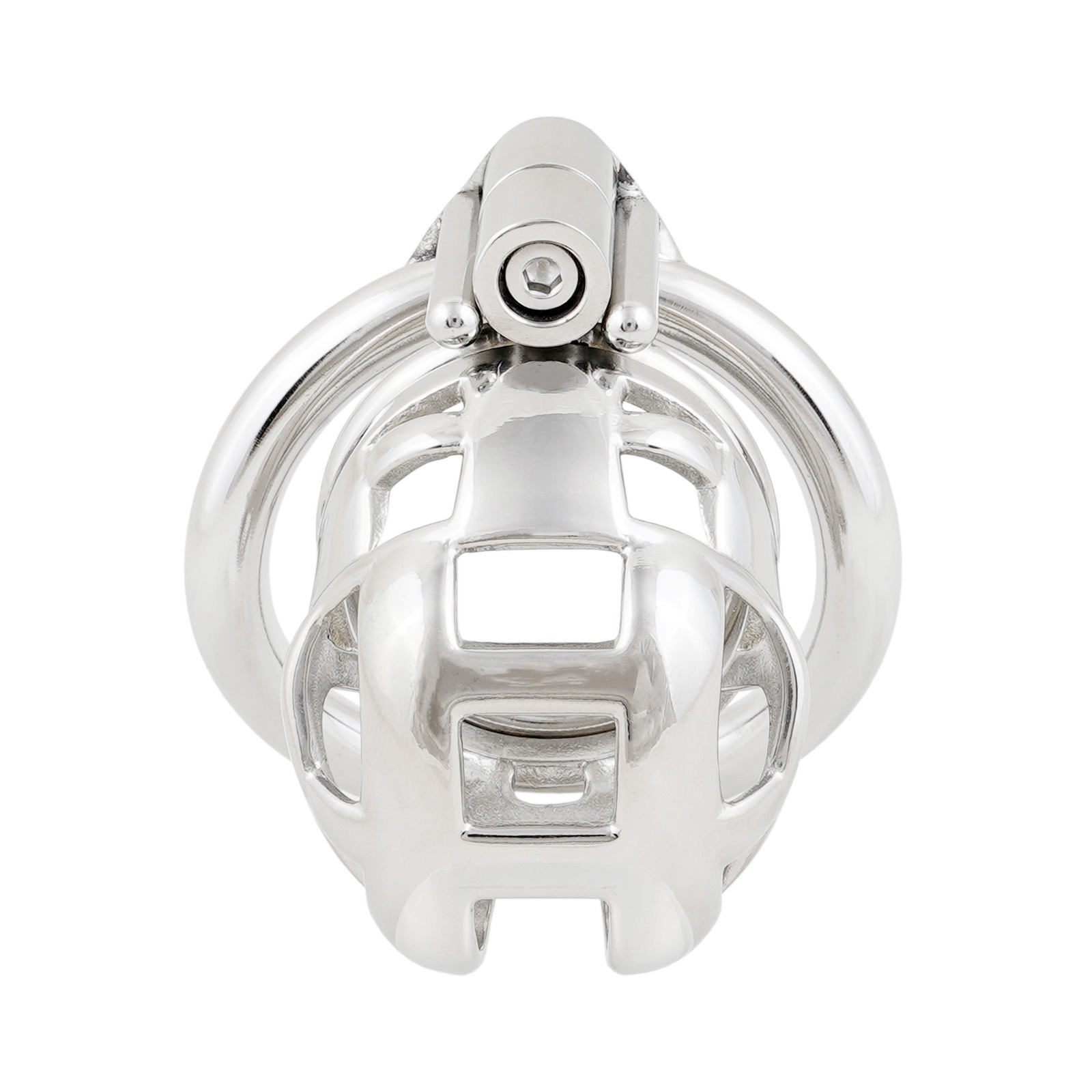 Male Chastity Device Short Metal Cage for Men Stainless Steel Cock Cage Adult Game Sex Toy (only cages do not include rings and locks)