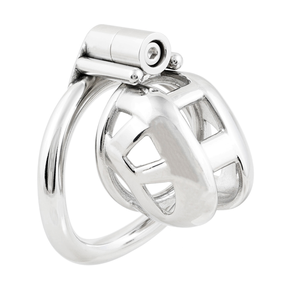 Male Chastity Device Small Metal Cage for Men Steel Ergonomic Design Cock Cage Adult Game Sex Toy