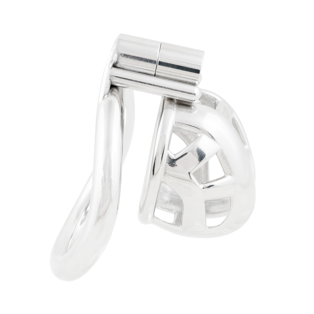 Male Chastity Device Small Metal Cage for Men Steel Ergonomic Design Cock Cage Adult Game Sex Toy