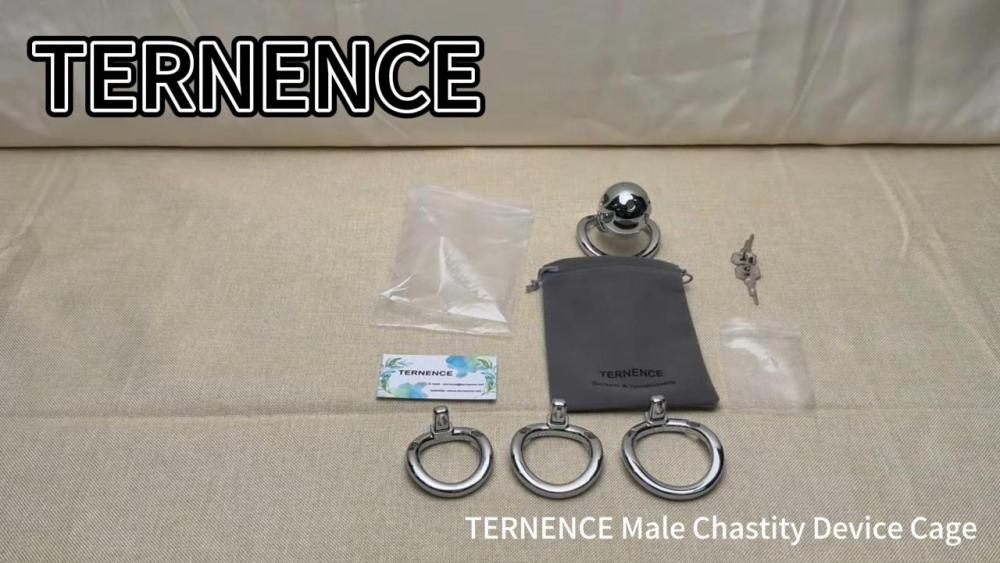 Male Chastity Cage, Aluminum Alloy Chastity Device with 4 Sizes Rings and Invisible Lock for Man Penis Exercise Bondage Gear & Accessories Lightweight Adult Sex Toys