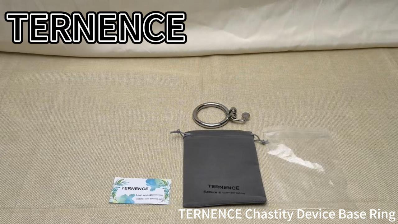 Ternence Male Chastity Device Base Ring 304 Stainless Steel Chastity Cage Closed Ring for Ternence P Series Chastity Cage
