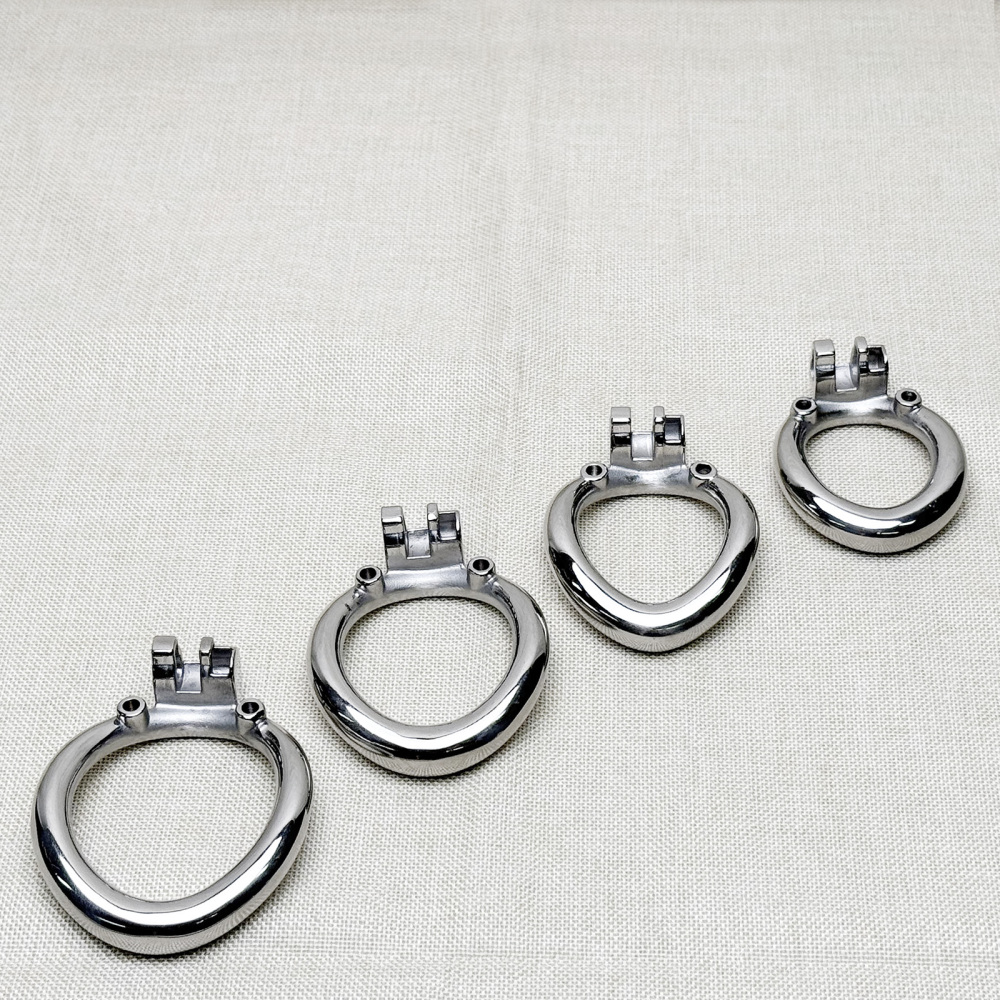 Click to see full view Ternence Male Chastity Device 304 Stainless Steel Ergonomic Design Heavy-Duty Model Chastity Cage Closed Ring Chastity Belt Adult Game Sex Toy