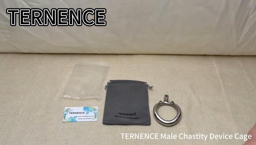 Ternence 304 Stainless Steel Replacement Base Ring for Push-to-Lock Chastity Cage – Closed Ring, Available in 4 Sizes, Ergonomic Cock Cage Ring for Male Chastity Device – Silver