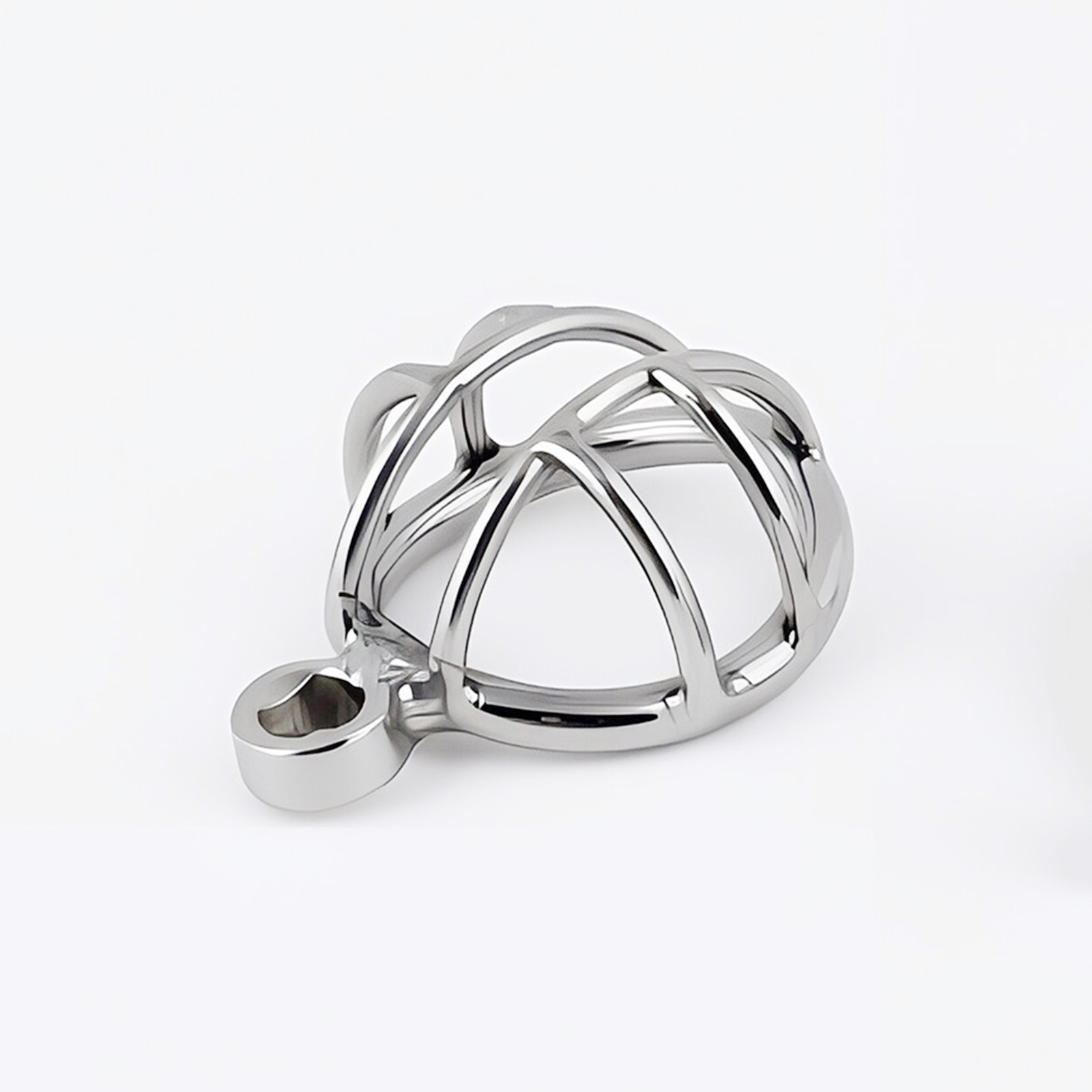 TERNENCE Male Chastity Device, Short Stainless Steel Cock Cage for Men (only cages do not include rings and locks)