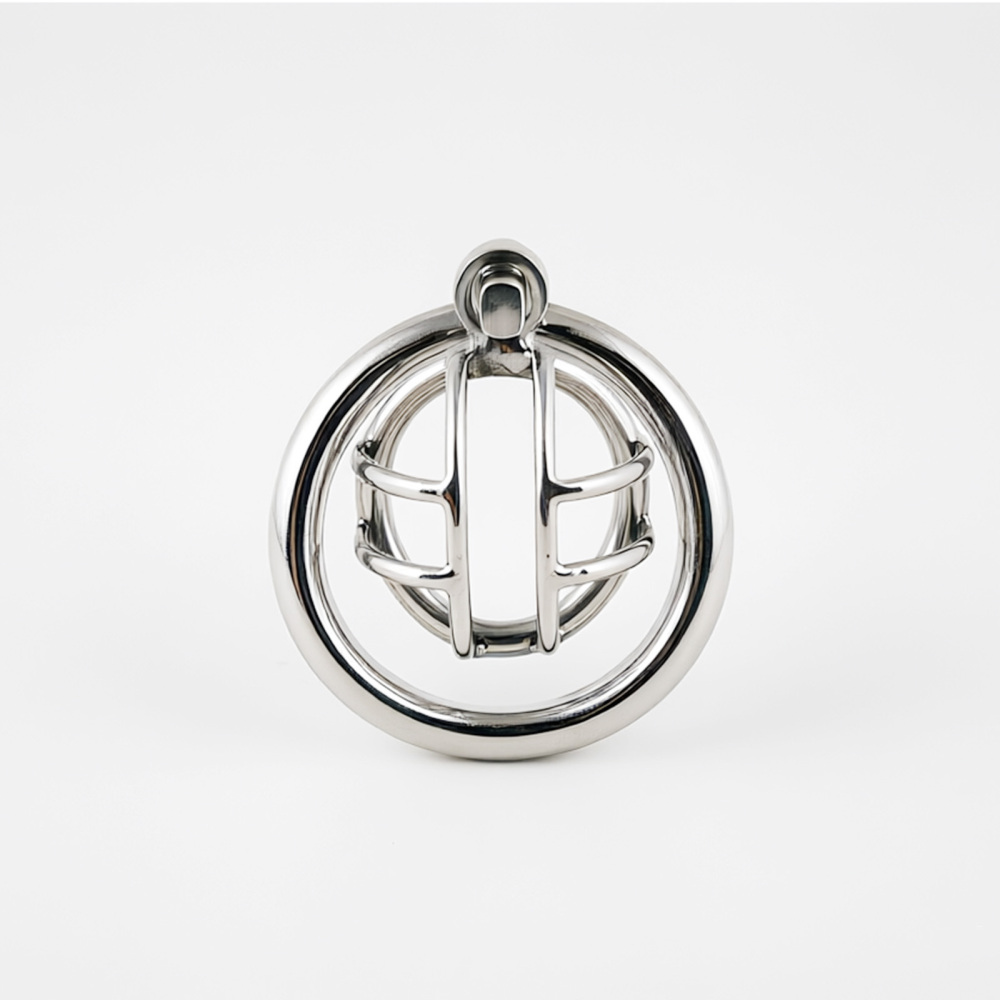 TERNENCE Male Chastity Device, Short Stainless Steel Cock Cage for Men (only cages do not include rings and locks)