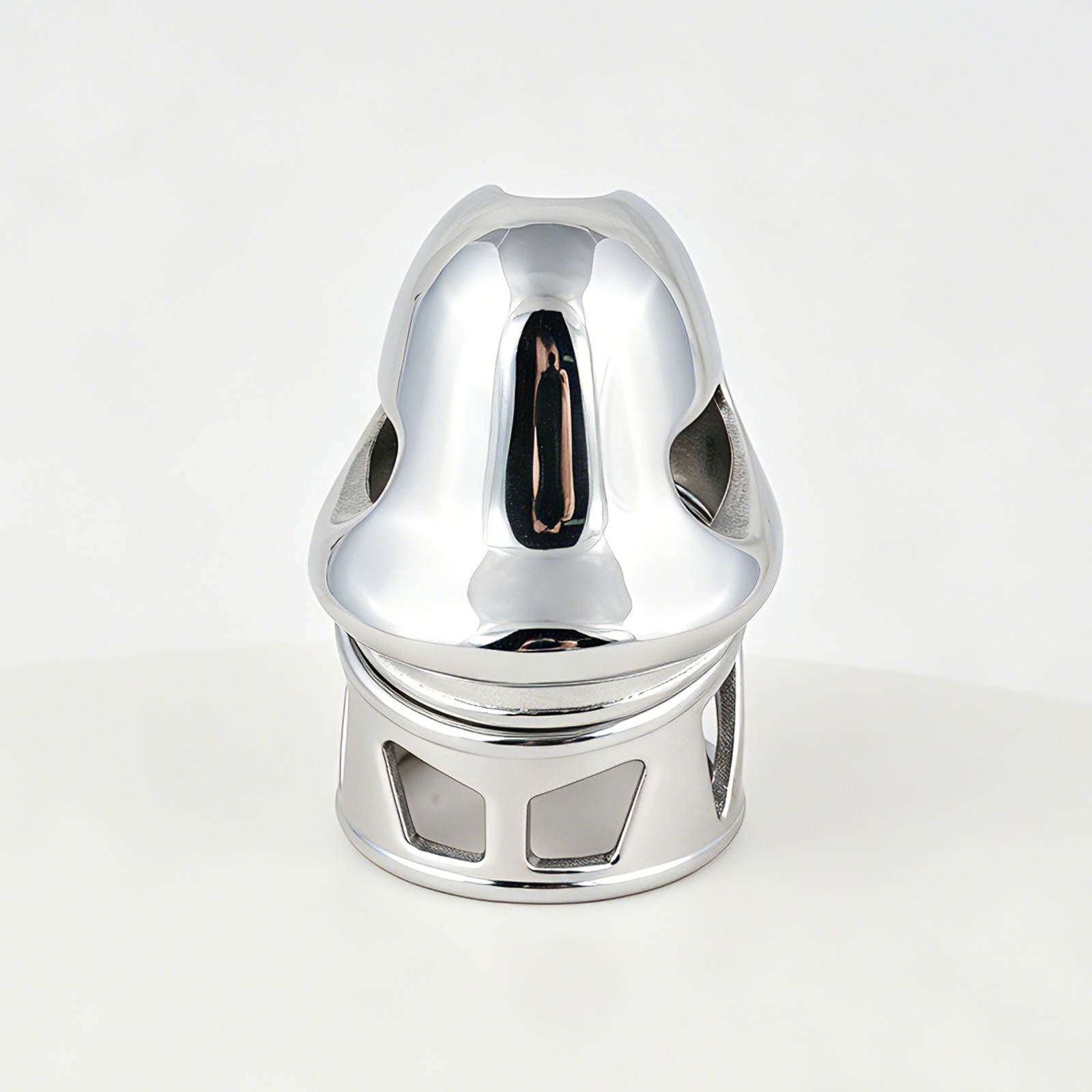 Glans Chastity Cage Stainless Steel No Base Ring