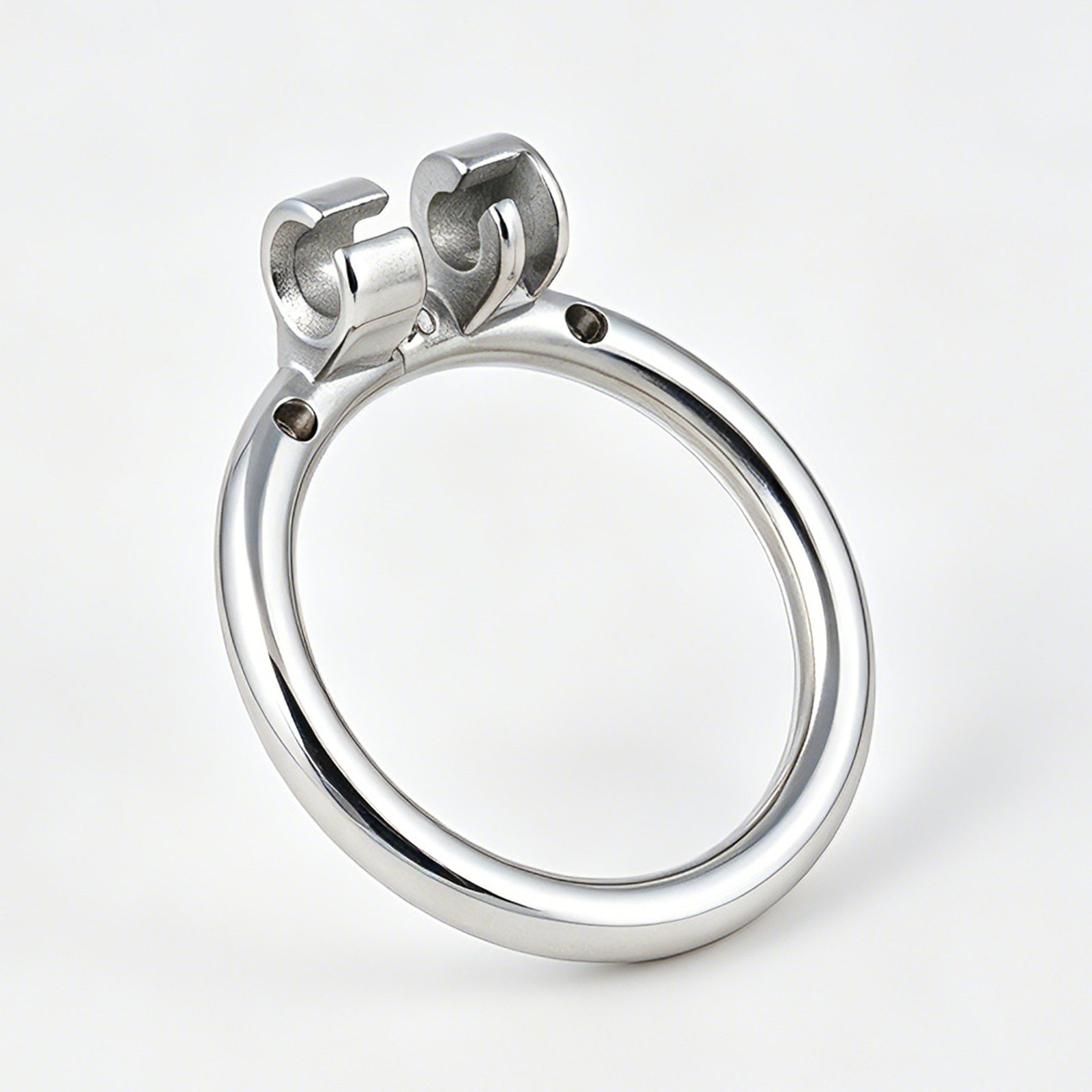 Chastity Cage Base Ring Stainless Steel Locking Ring (for F238)
