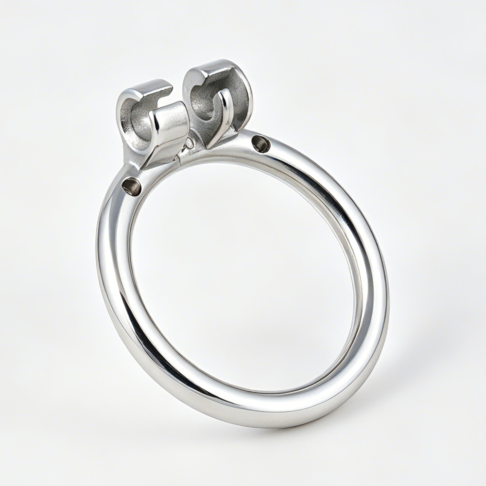 Chastity Cage Base Ring Stainless Steel Locking Ring (for F238)