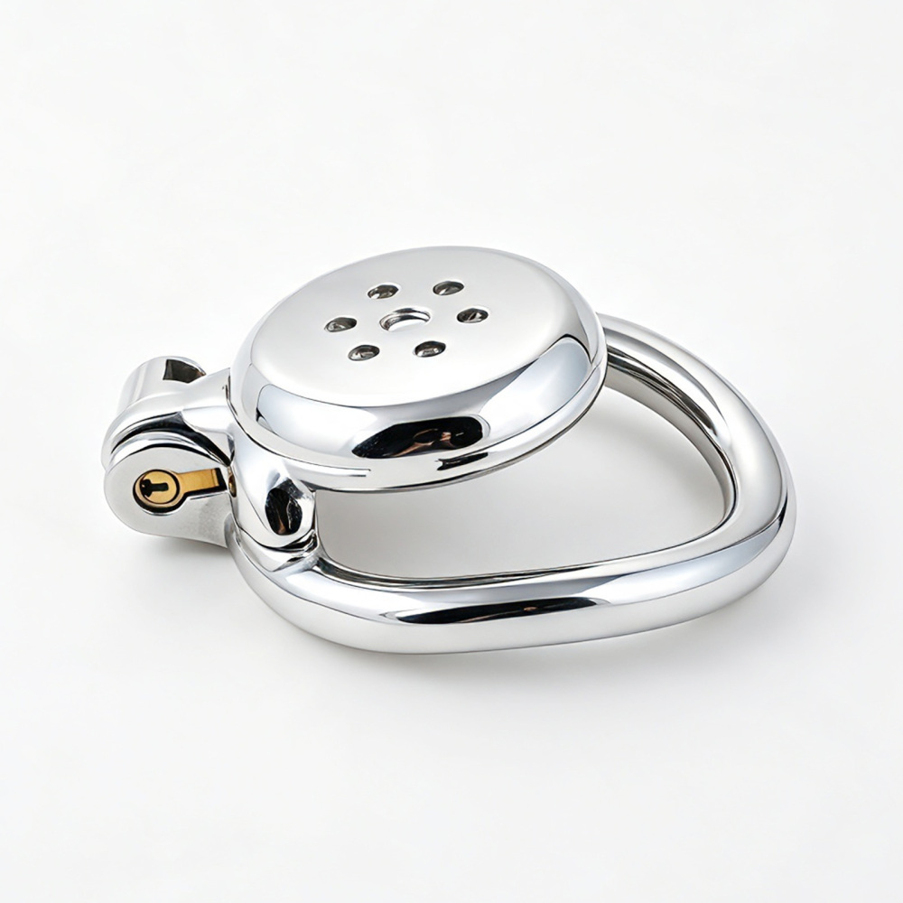 Short Stainless Steel Chastity Cage for Men (only cages do not include rings and locks)