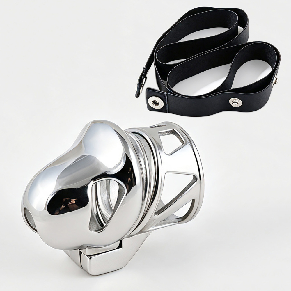 Glans Chastity Cage Stainless Steel No Base Ring