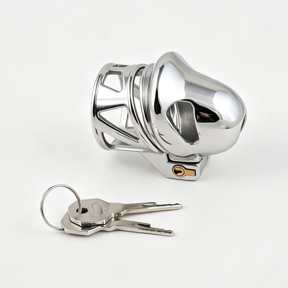 Glans Chastity Cage Stainless Steel No Base Ring