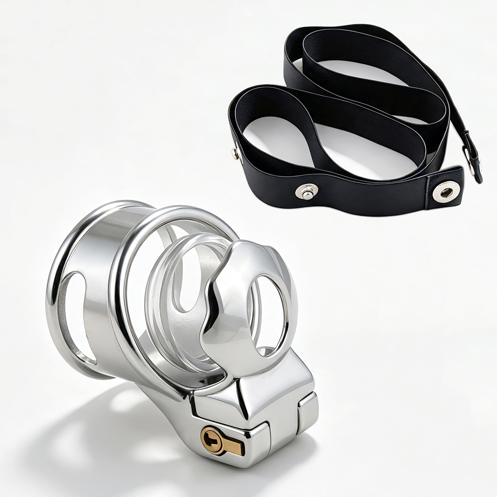 Stainless Steel Glans Cage for Men No Ball Ring