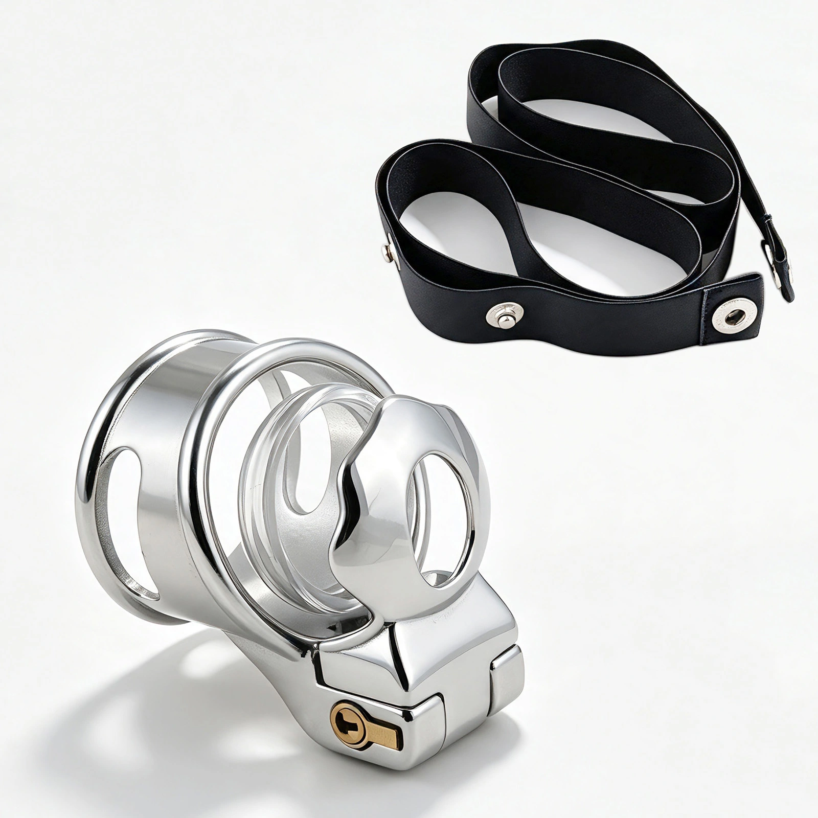 Stainless Steel Glans Cage for Men No Ball Ring