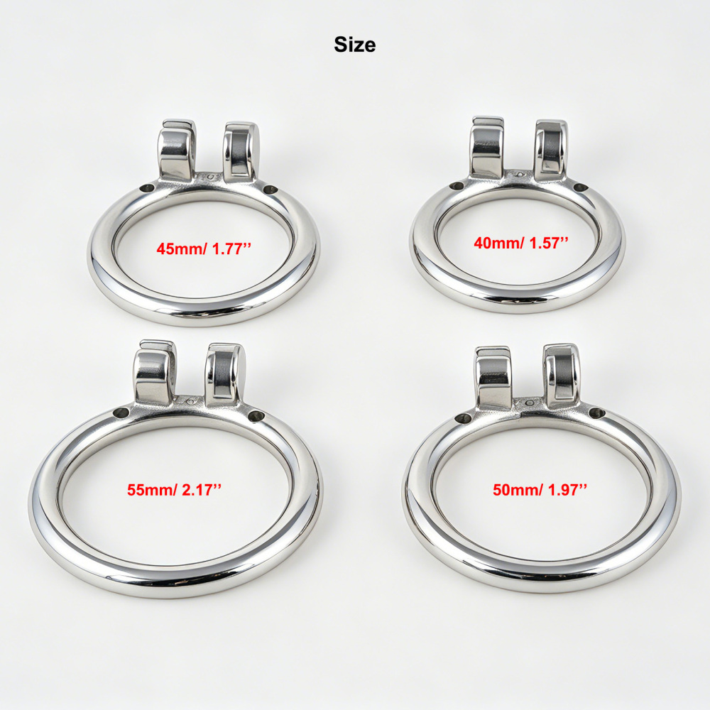 Chastity Cage Base Ring Stainless Steel Locking Ring (for F238)