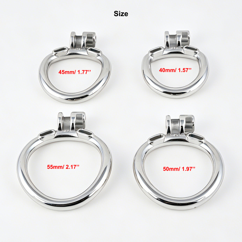 Curved Cock Cage Base Ring Steel for F240 F268 Chastity