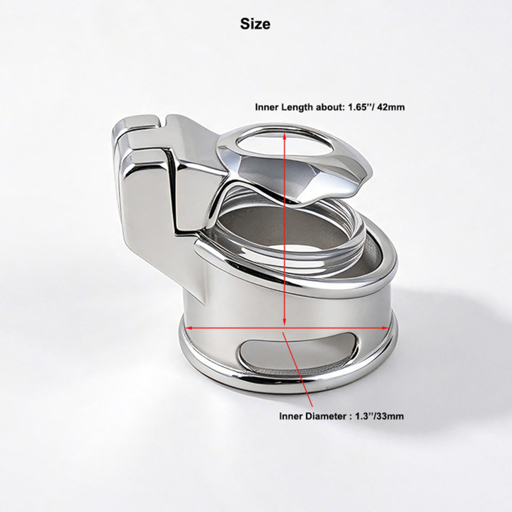 Stainless Steel Glans Cage for Men No Ball Ring