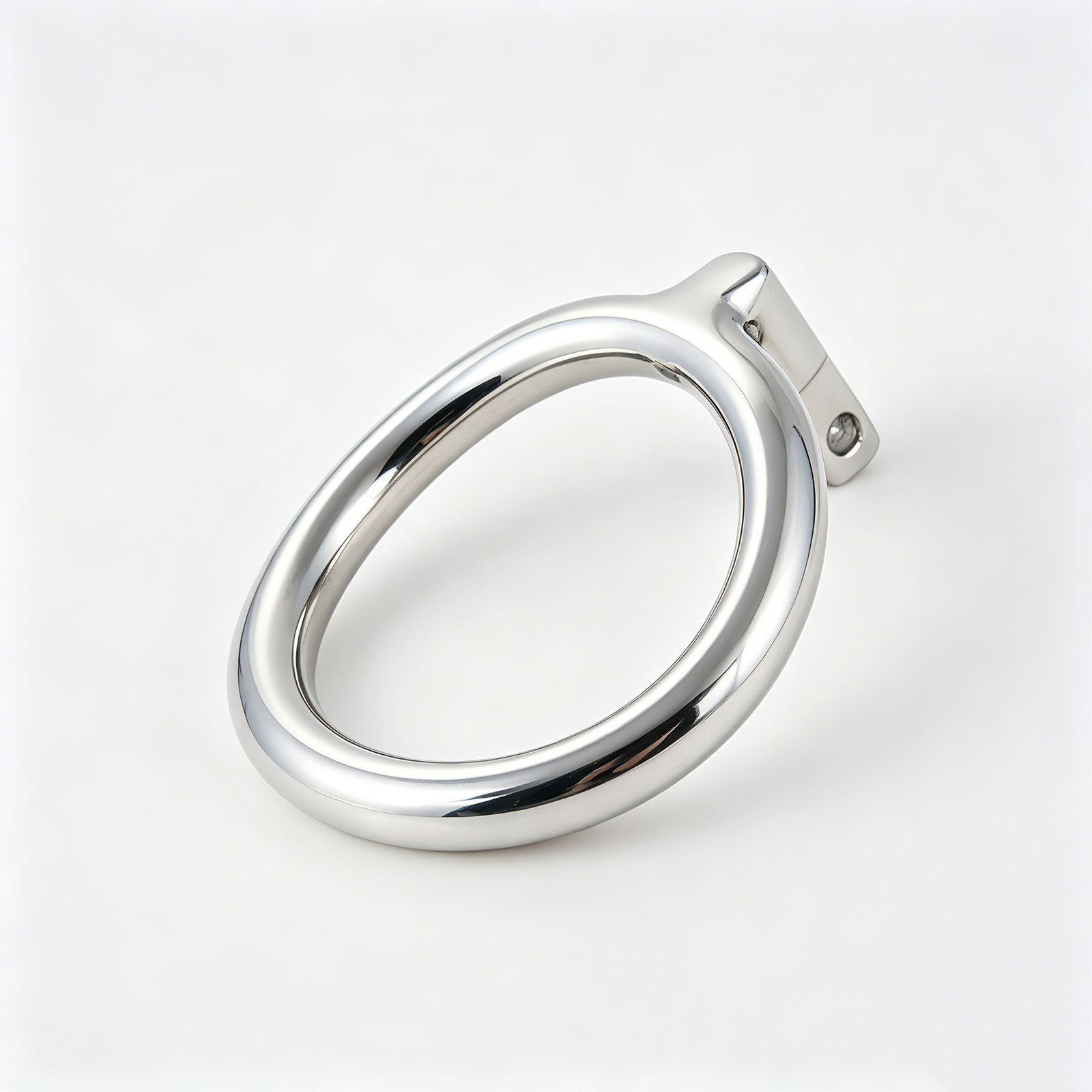 TERNENCE Male Chastity Cage Closed Ring Ergonomic Design 304 Stainless Steel Cock Cage Base Ring