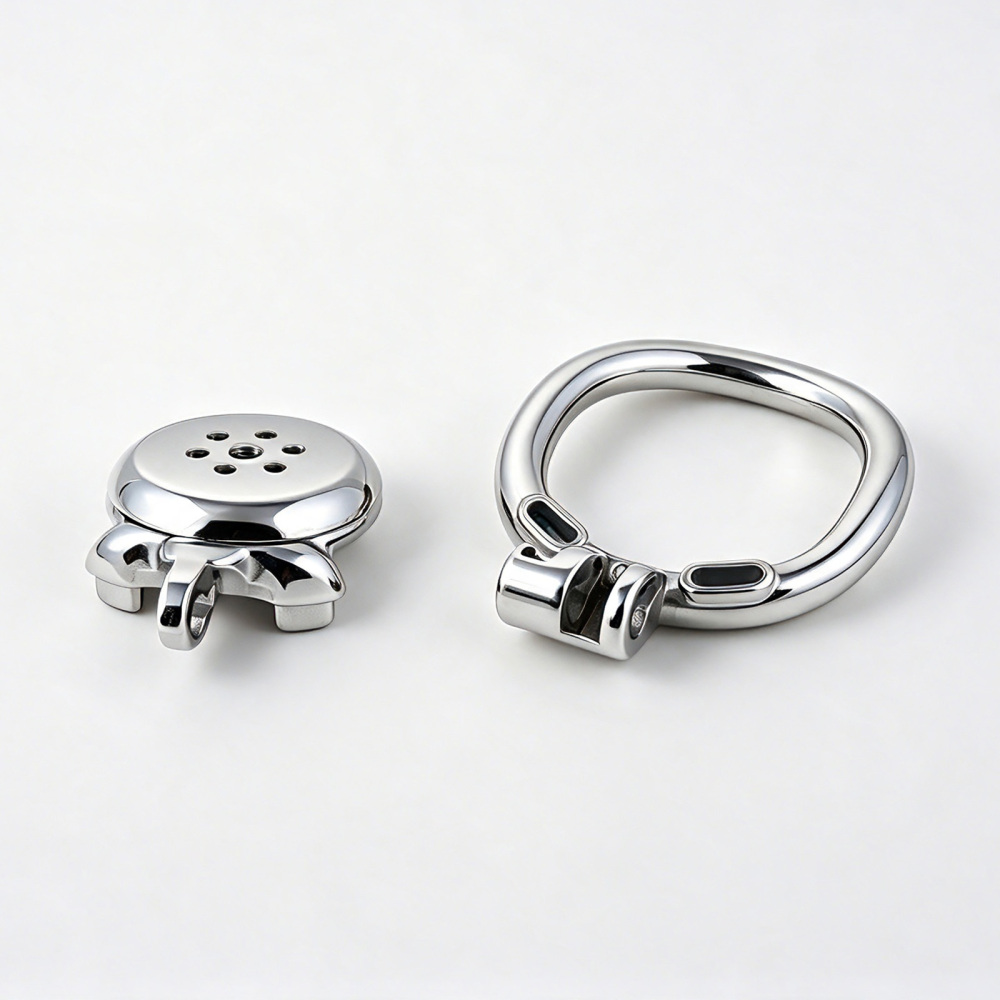 Curved Cock Cage Base Ring Steel for F240 F268 Chastity