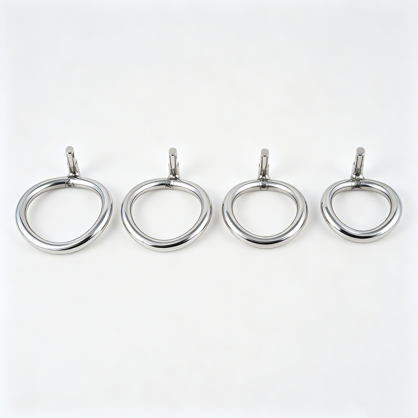 TERNENCE Male Chastity Cage Closed Ring Ergonomic Design 304 Stainless Steel Cock Cage Base Ring